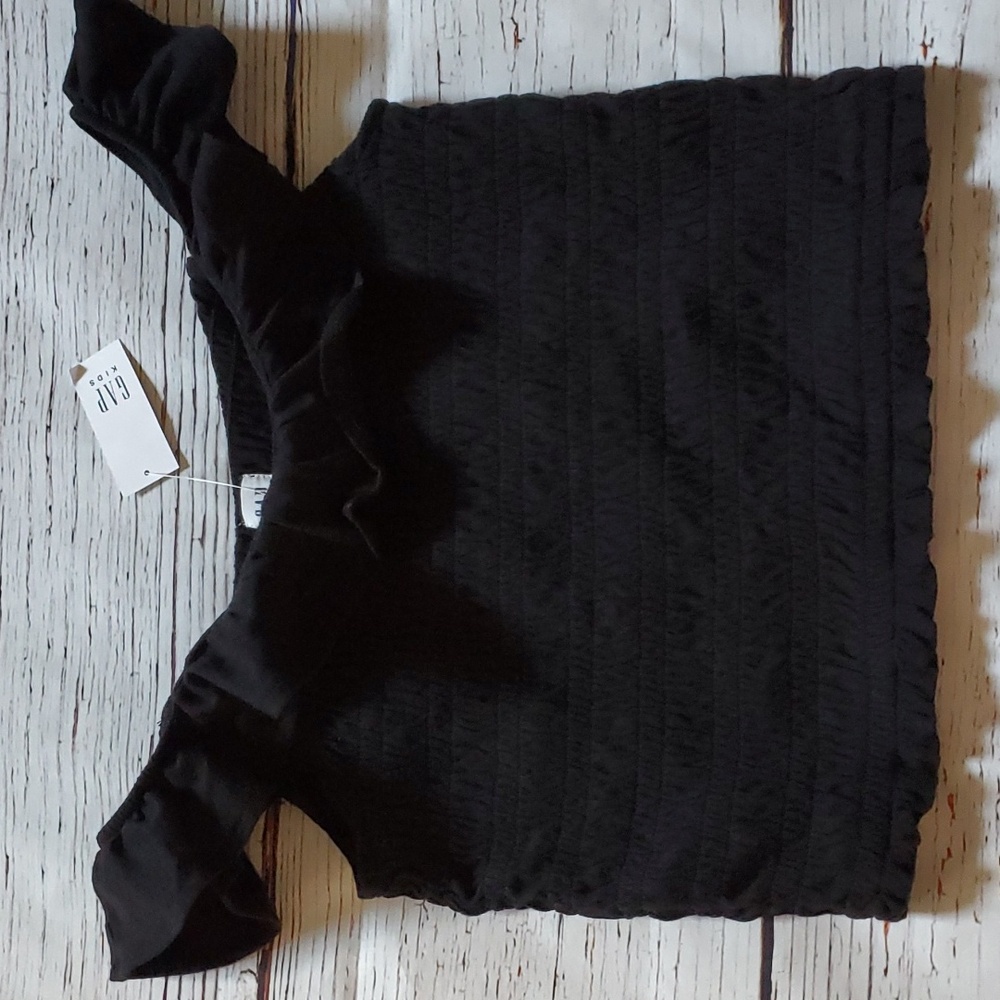 🆕️ GAP GIRLS BLACK CROP TOP 🖤